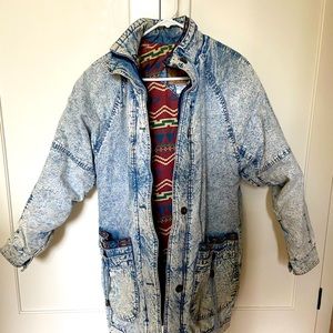 Vintage jean winter coat